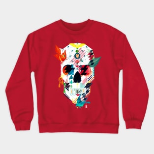 Abstract Skull Crewneck Sweatshirt